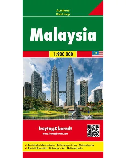 Cartographia Malajzia térkép (Freytag) 9783707914078