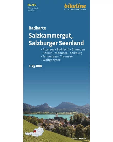 Cartographia Salzkammergut kerékpáros térkép - Esterbauer - 9783711102652