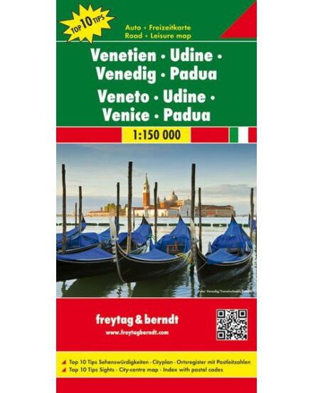 Cartographia Veneto/Udine/Velence/Padua térkép (Freytag) 9783707914856