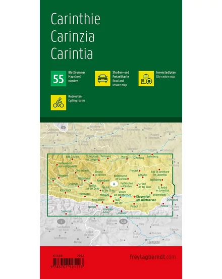 Karintia térkép (Freytag)