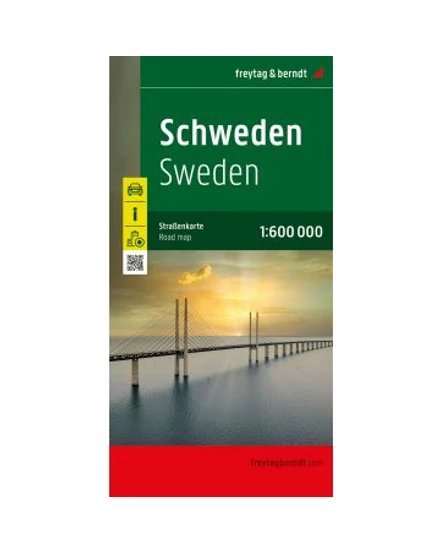 Cartographia Svédország térkép (Freytag) 9783707921687