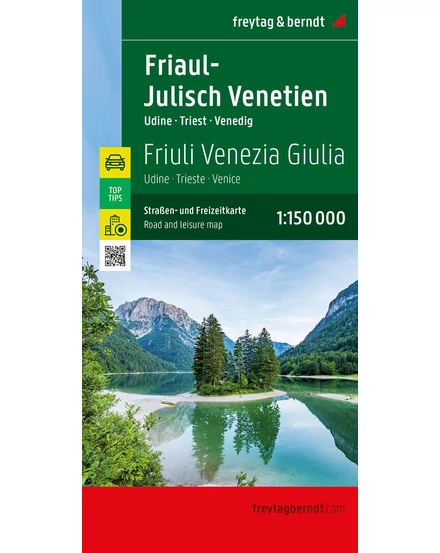 Cartographia Friuli-Venezia Giulia, Udine-Trieszt-Velence - Freytag-9783707921878