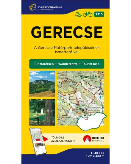 Cartographia Gerecse turistatérkép TT10 - 9789633539903