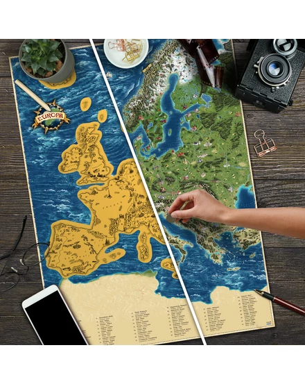 Cartographia Europa kaparós térkép-8588007452098