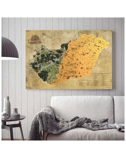 Cartographia Magyarország kaparós térkép-8588007452074