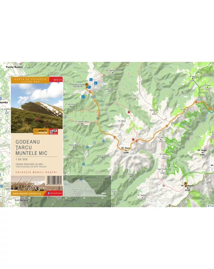 Cartographia - Godján-, Szárkő-, hegység, Kis-havas turistatérkép MN25