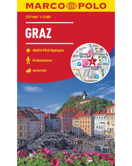 Cartographia Graz várostérkép 9783829741620
