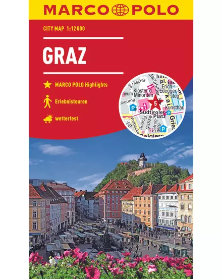 Cartographia Graz várostérkép 9783829741620