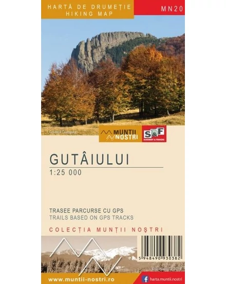 Cartographia Gutin-hegység turistatérkép MN20 -  Schubert & Franzke 5948490930382