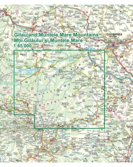 Cartographia - Gyalui-havasok és Öreghavas turistatérkép MN11