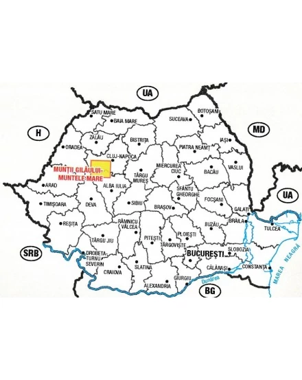 Cartographia - Gyalui-havasok és Öreghavas turistatérkép MN11