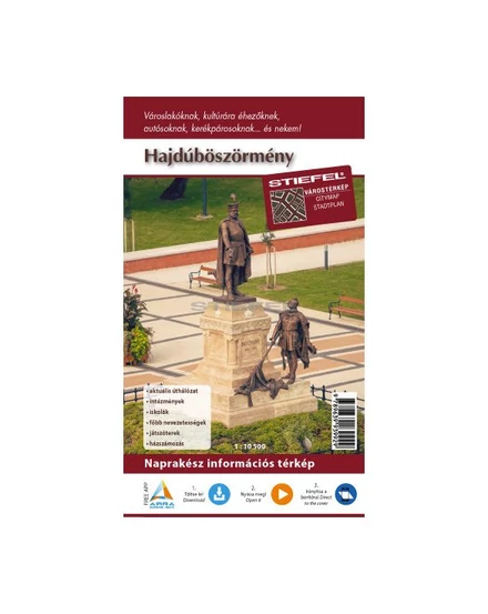 Cartographia Hajdúböszörmény várostérkép - Stiefel 9789639939462