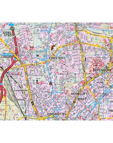 Cartographia Hamburg Extra várostérkép 9783827926838