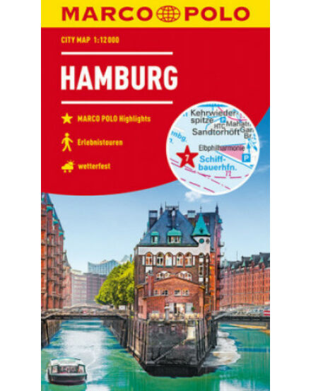Cartographia Hamburg várostérkép 1:12 000 - Marco Polo 9783829741637