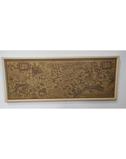 Cartographia Harry Potter falitérkép 70x30cm - keretes 2000000012032
