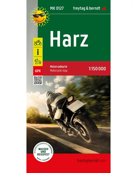 Cartographia Harz motoros térkép - Freytag-9783707919851