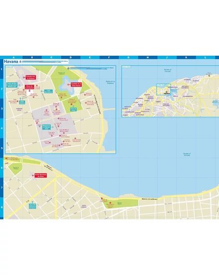Havanna térkép - Lonely Planet