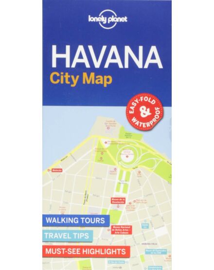 Havanna laminált térkép Lonely Planet