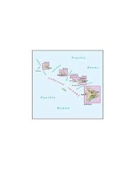 Cartographia Hawaii-szigetek térkép 9783865746948