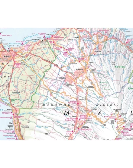 Cartographia Hawaii-szigetek térkép 9783865746948