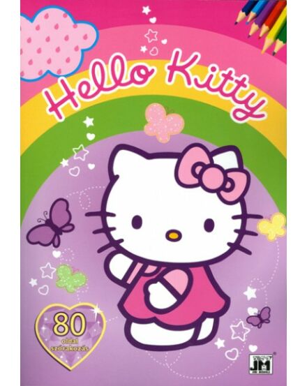 Cartographia Hello Kitty - A4  80 oldalas színező 9788086957845