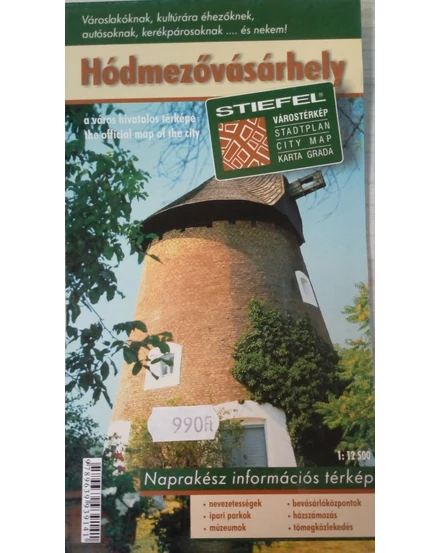 Cartographia Hódmezővásárhely várostérkép - Stiefel 9789639939141