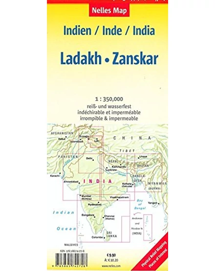 Cartographia - India: Ladakh, Zanskar térkép - 9783865742728
