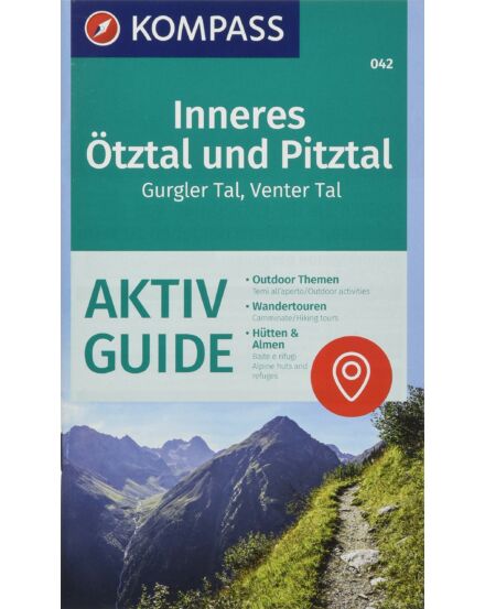Cartographia K 042 Inneres Ötztal, Pitztal, Gurgler Tal, Venter Tal turistatérkép 9783990444818