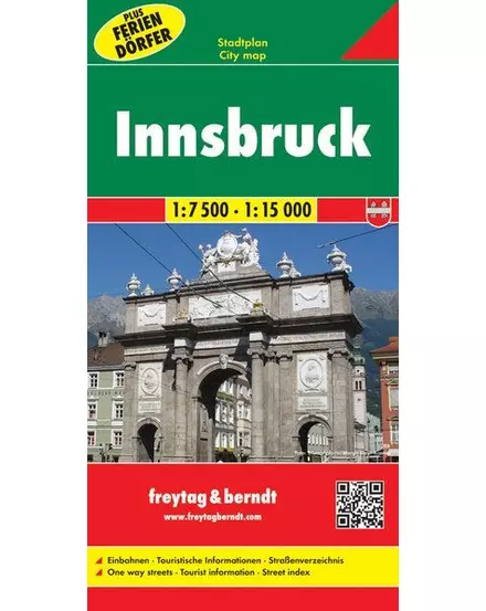 Cartographia Innsbruck várostérkép (Freytag) 9783850841160
