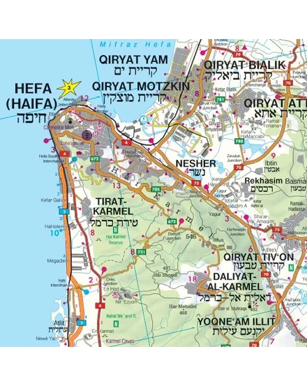 Cartographia Izrael, Palesztina, Szentföld térkép (Freytag) 9783707907766