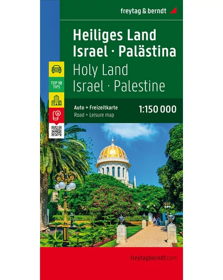 Cartographia Izrael, Palesztina, Szentföld térkép (Freytag) 9783707907766