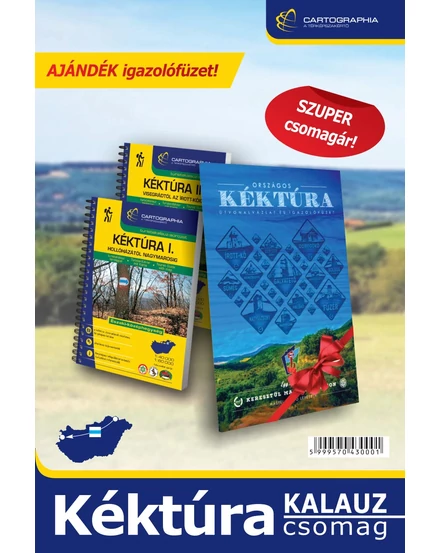 Cartographia Kéktúra KALAUZ (kis) csomag Igazolófüzettel 