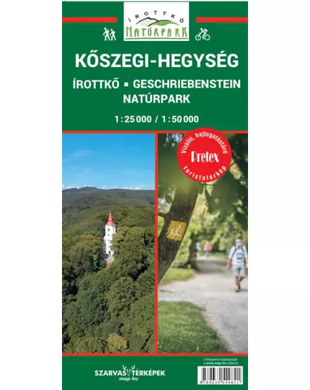 Cartographia Kőszegi-hegység, Írottkő Natúrpark turistatérkép 9789639549821