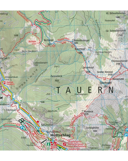 K 027 Achensee turistatérkép