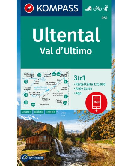 Cartographia-K 052 Val d'Ultimo/Ultental turistatérkép - 9783991217541