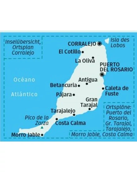 Cartographia K 240 Fuerteventura turistatérkép 9783990448731