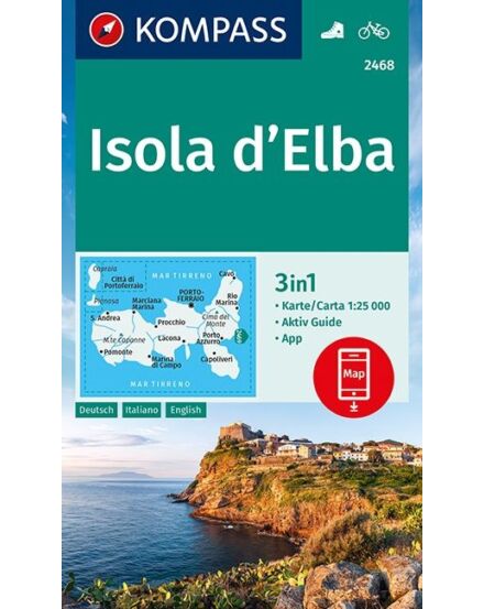 Cartographia K 2468 Elba szigete (Isola d'Elba) turistatérkép 9783990448885