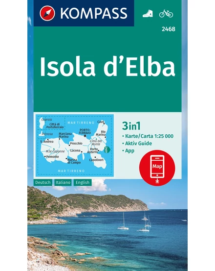 Cartographia K 2468 Elba szigete (Isola d'Elba) turistatérkép 9783991217596