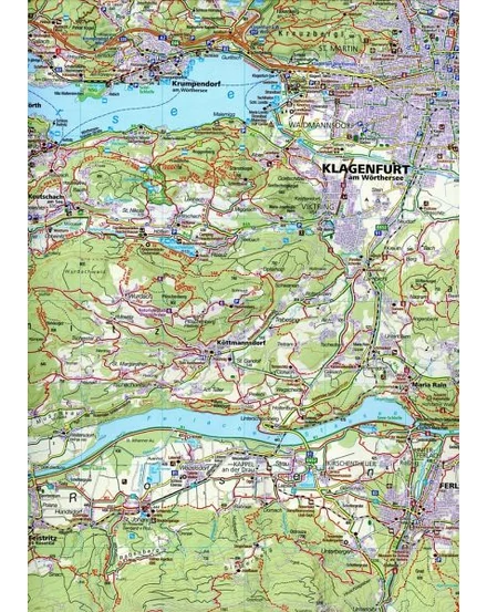 Cartographia K 294 Klagenfurt és környéke turistatérkép - Kompass - 9783991215738
