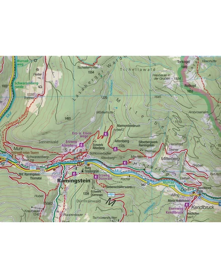 Cartographia K 67 Lungau, Radstädter Tauern turistatérkép 9783990448632