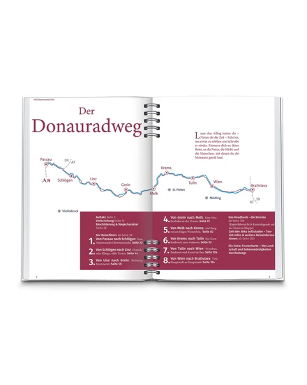 Cartographia K 6914 Donauradweg Passautól Bécsen át Pozsonyig kerékpáros útikönyv-9783991216032