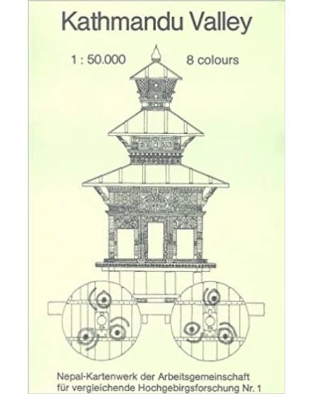 Cartographia - Katmandu-völgy térkép - 9780783405537