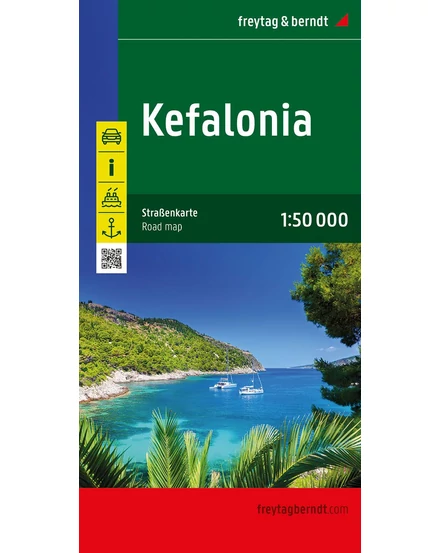 Cartographia Kefalonia, Ithaka térkép - Freytag - 9783707921021
