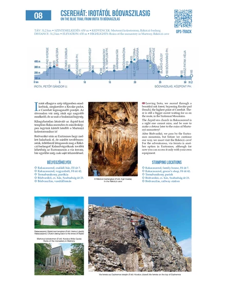 Cartographia Kéktúra I. turistatérkép szett (Északi-középhegység) -(Hollóháza - Nagymaros) -  9789633539163