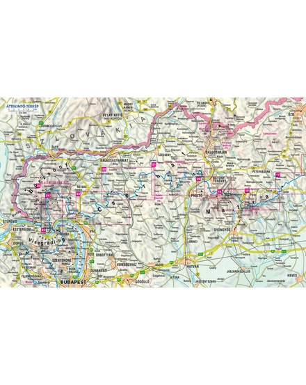 Cartographia Kéktúra I. turistatérkép szett (Északi-középhegység) -(Hollóháza - Nagymaros) -  9789633539163
