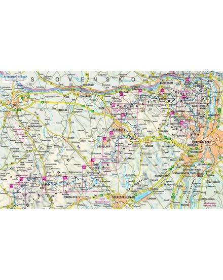 Cartographia Kéktúra II. turistatérkép szett (Dunántúl, Nyugat-Magyarország) – Visegrád–Írott-kő-9789633539347