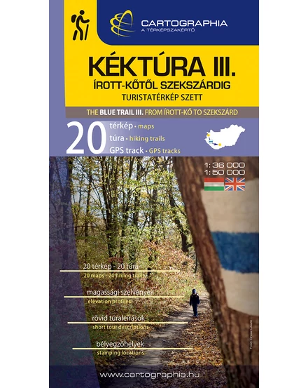 Cartographia KÉKTÚRA I + II + III + IV térképszett 