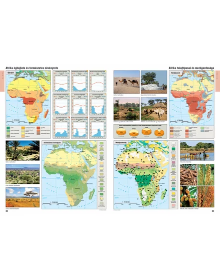 Cartographia Képes földrajzi atlasz középiskolásoknak (MS-4109U) - Mozaik-9789636976729