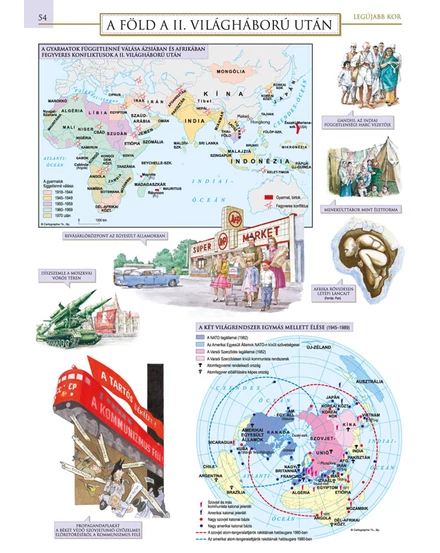 Cartographia Képes történelmi atlasz (CR-0042) 9789632625553