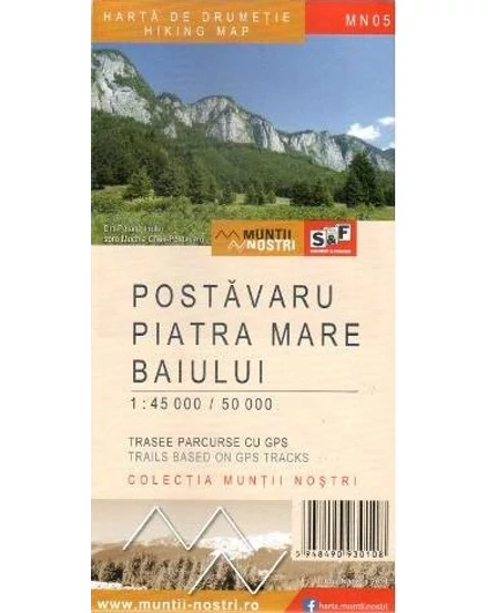 Cartographia Keresztényhavas, Nagykőhavas, Baj-hegység turistatérkép MN05 -  Schubert & Franzke 5948490930443